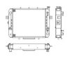 NRF 52263 Radiator, engine cooling